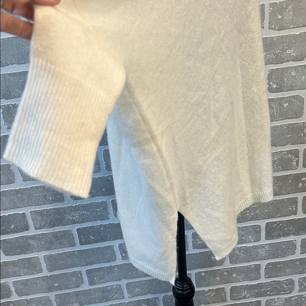 Allude 100% Cashmere Oversized Cream Sweater Size S Luxury Minimalist Luxury - Picture 4 of 14